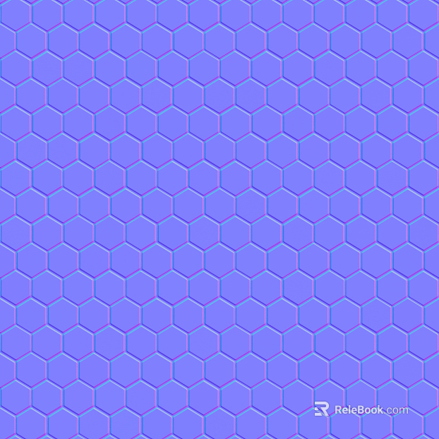 Bee hole metal cloth pattern normal bump texture