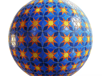 Tile PBR texture (ID:ffach583964)