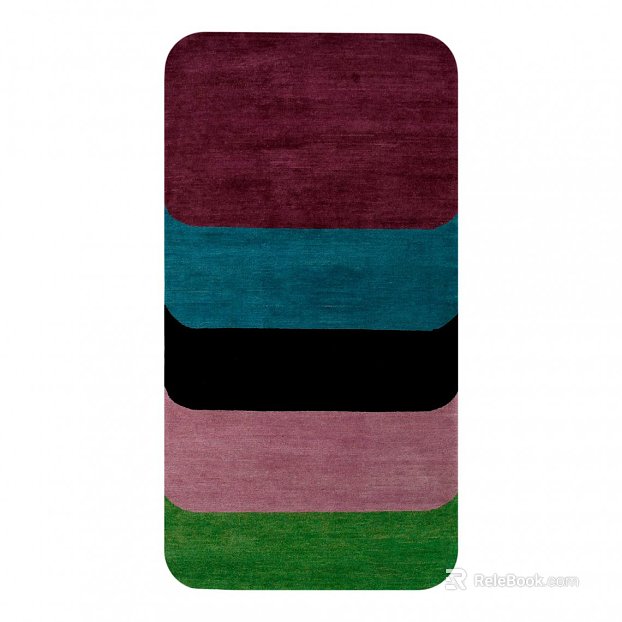 Modern geometric color carpet texture