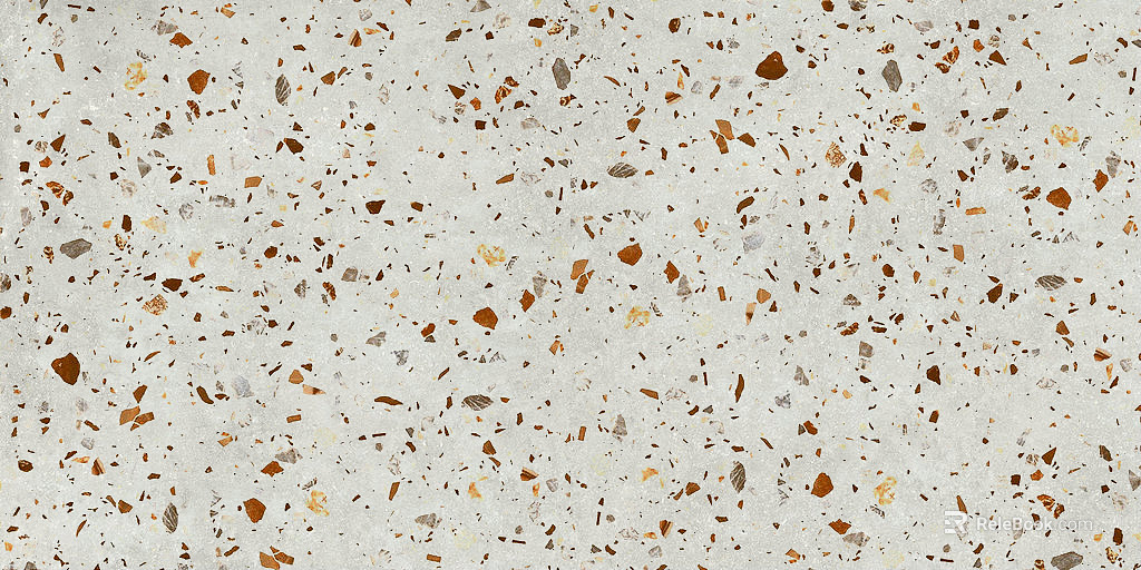 Color terrazzo with gray bottom texture