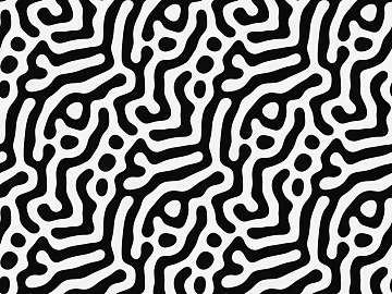 Random surface black and white texture 3d model