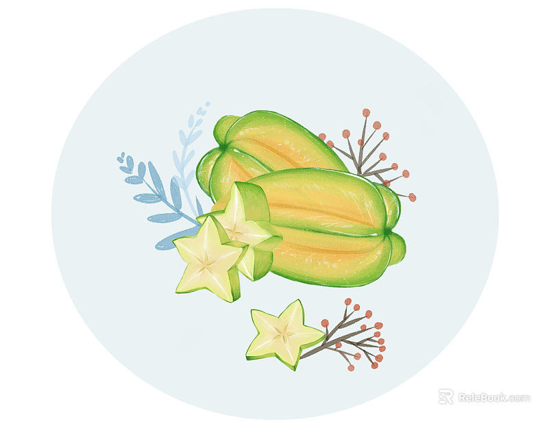 fruit carambola texture