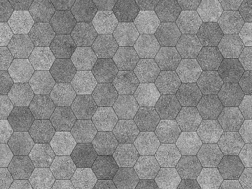 Dark gray cement hexagonal brick ground texture (ID:ffaeh253966)