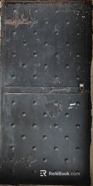 Black Vintage Metal Door Entry Door texture