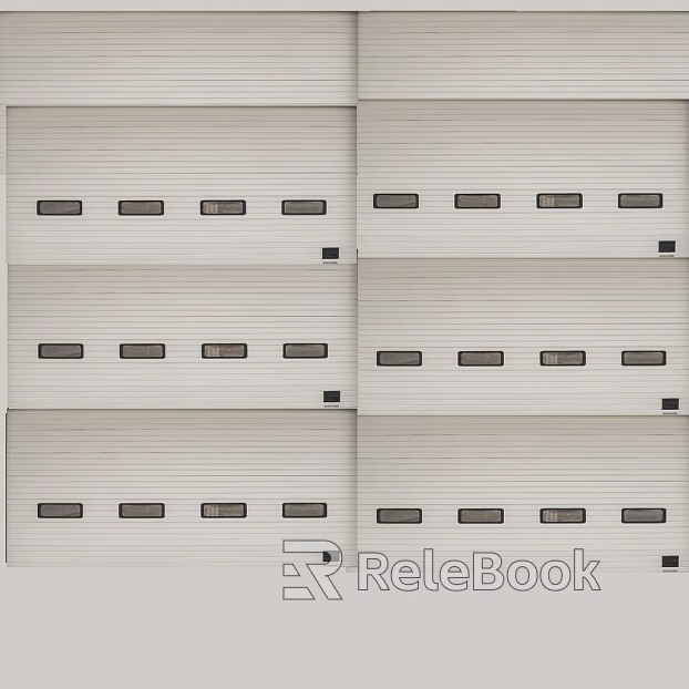 Rolling shutter door texture