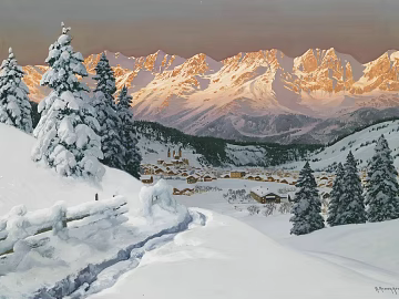 Snow 3d model