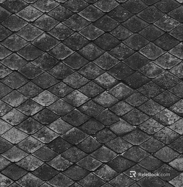Green tile texture
