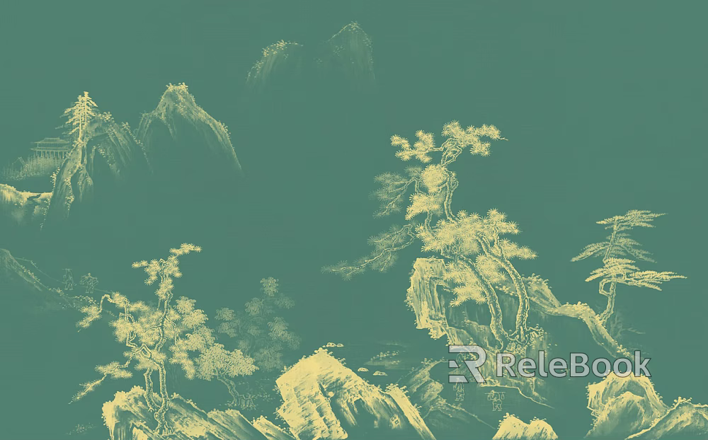 landscape painting texture