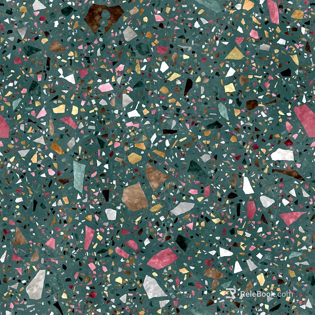 terrazzo green quartz stone texture