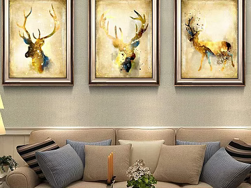 Animal painting 3d model