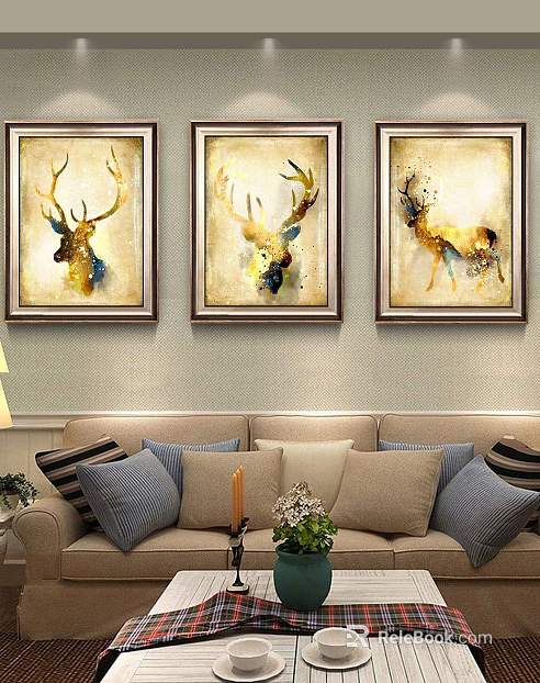 Animal painting texture
