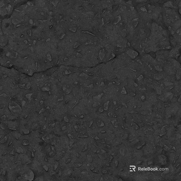 Black terrazzo floor paving texture