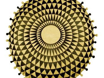 Round carpet 3d model