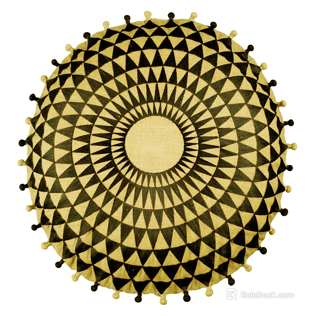 Round carpet texture