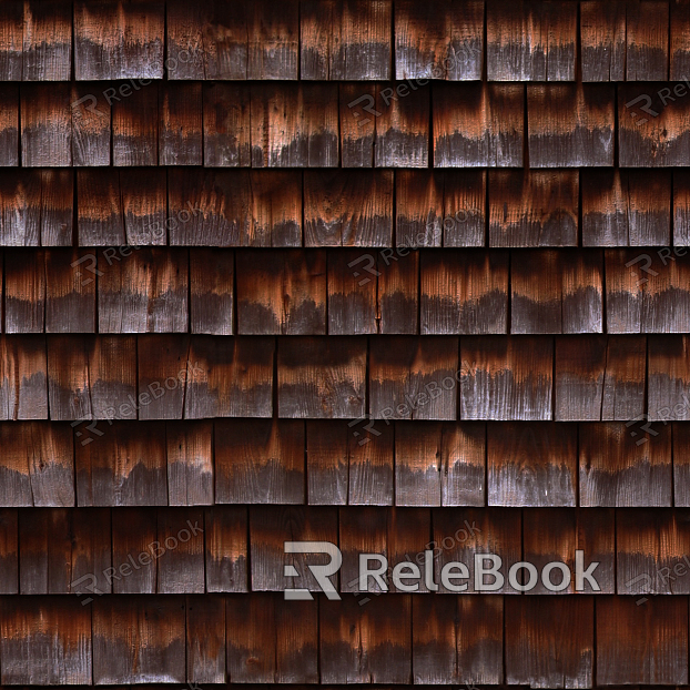 Wooden tile texture