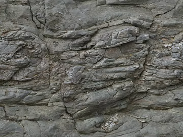 Green gray rock outdoor wall 3d model