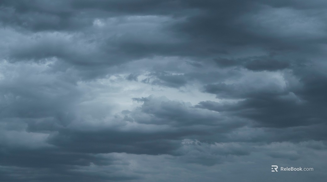 Dark dark clouds, cloudy sky, storm disaster coming texture