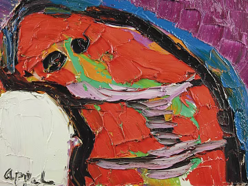 abstract painting 3d model