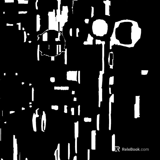 Black and white abstract bump map texture