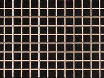 Dark brown plaid textured rug (ID:ffaeh729974)