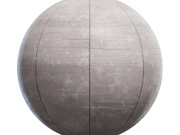 Concrete wall PBR texture (ID:ffach059564)