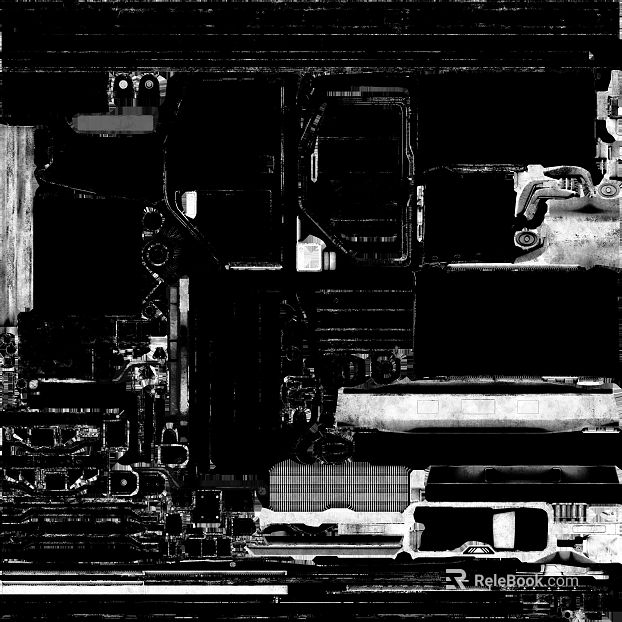 Industrial wind black and white do old metal plate texture