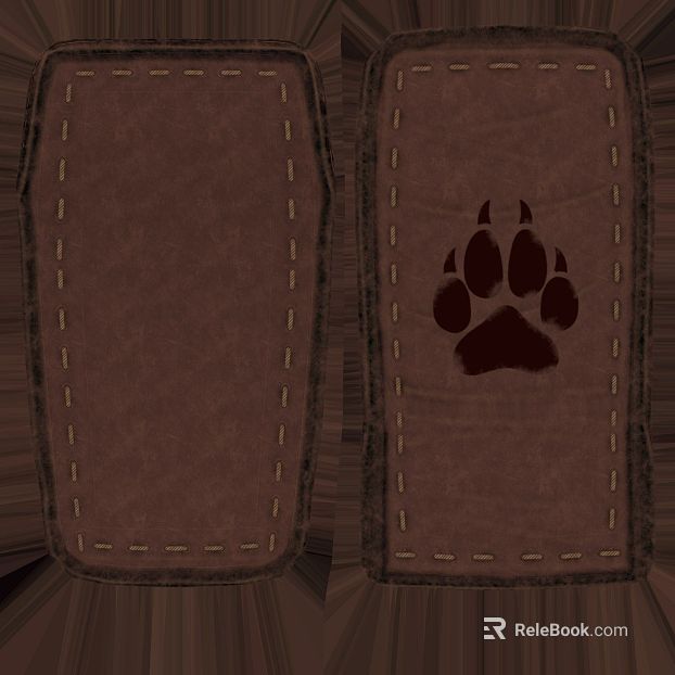 Dark Brown Pattern Leather Leather Fabric texture