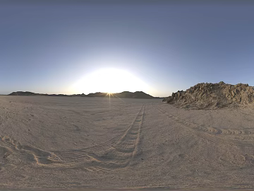 Sandy Mountain Sunrise HDR texture (ID:ffabg89811)