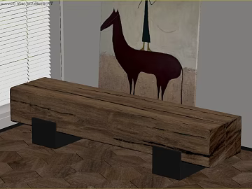 Dark brown dilapidated wood long table for living room texture (ID:ffaeh098384)