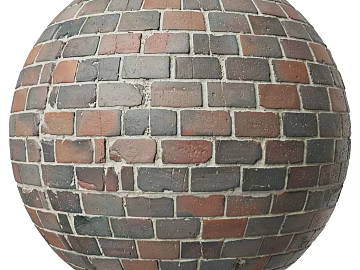 Brick wall PBR texture (ID:ffach903281)