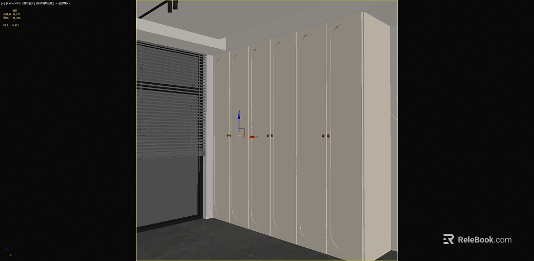 Beige Wooden Whole Wardrobe Bedroom texture