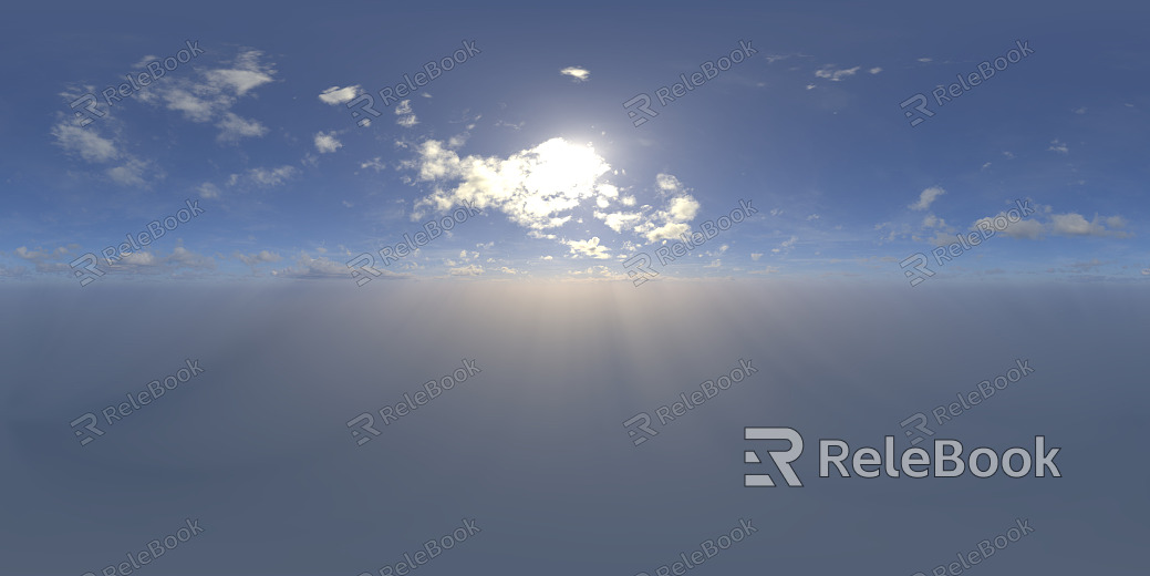 Sunrise Sunset Cloudy Blue Sky Landscape Landscape HDR texture