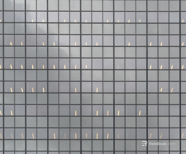Glass curtain wall building facade texture