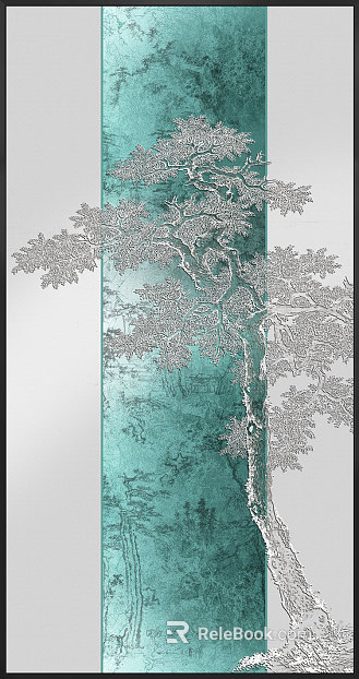 three-dimensional physical painting texture