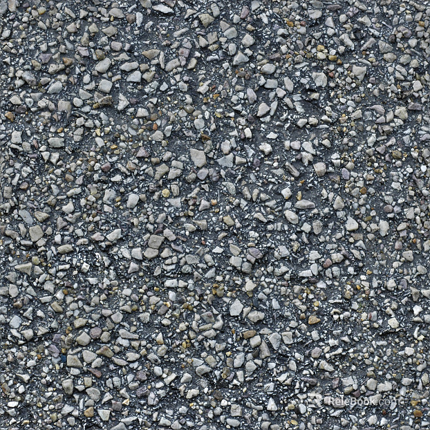 Ground gravel texture