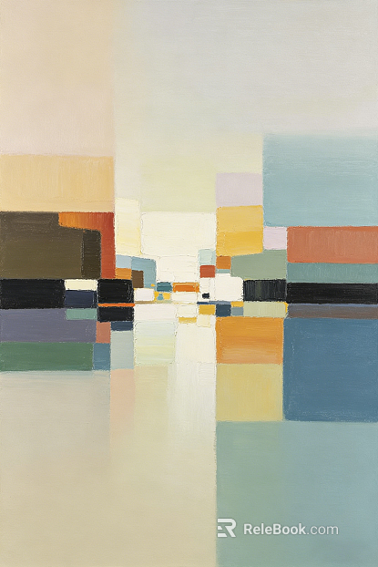 Contemporary art, abstract style, contemporary impressionist decorative painting texture