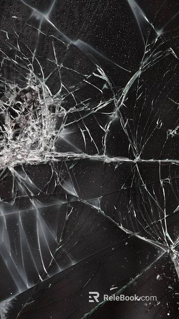 Broken glass texture