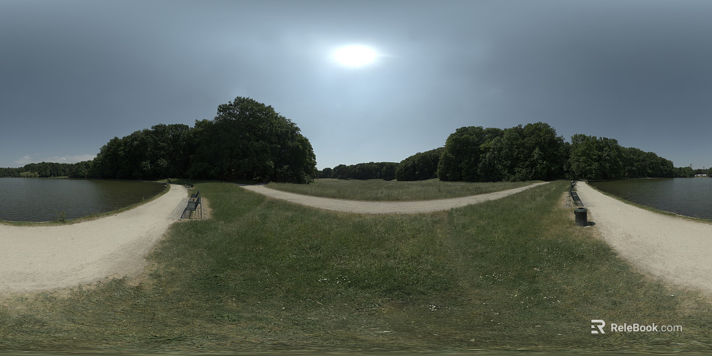 HDR daytime environment day environment forest gray path vegetation texture