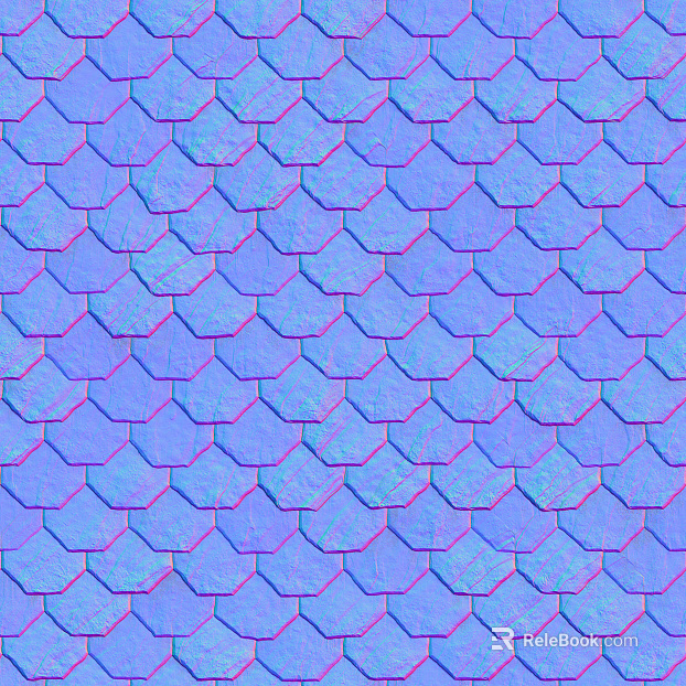 Roof tile, topstone, tile line, concave and convex texture