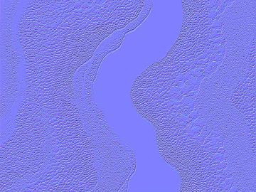 Blue bump texture wall decoration (ID:ffaeh032736)