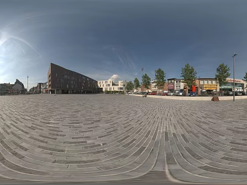 City Square Day Sunny Day HDR texture (ID:ffabg68101)