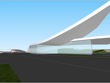 Modern Style Venue Building Exterior texture (ID:ffaeh067689)