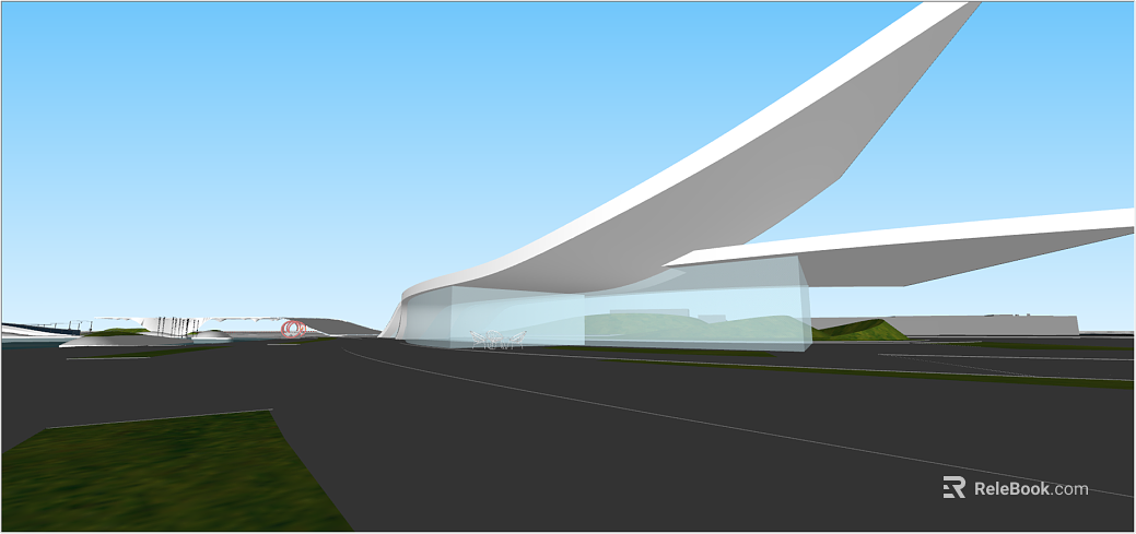 Modern Style Venue Building Exterior texture