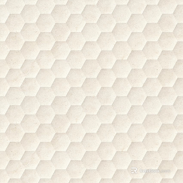 creamy-white modern new Chinese style hexagonal antique brick texture
