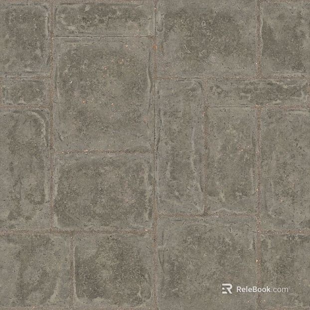 Stone-paved pavement texture