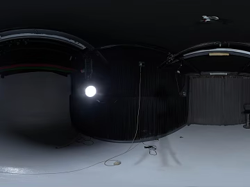 Studio fill light HDR 3d model