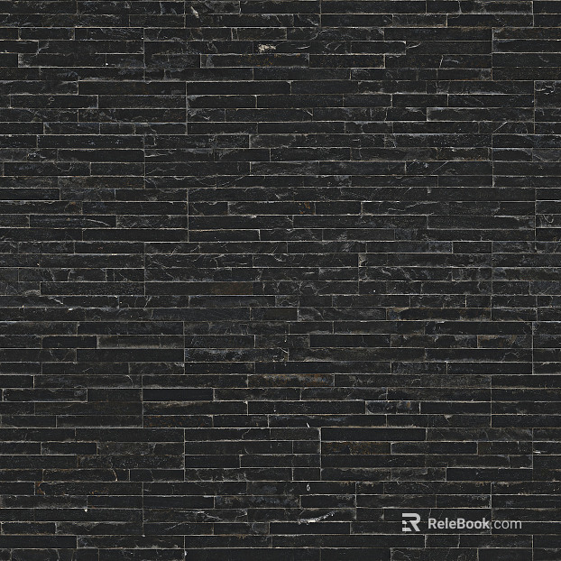 Brick wall black I-brick texture