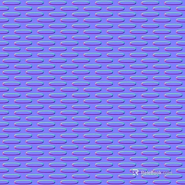 Molding metal embossing plate normal bump texture