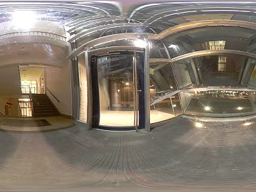 Indoor Hall Space Stairs Night View HDR texture (ID:ffabg33381)