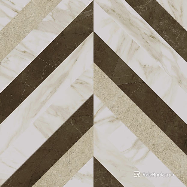 rice brown gray marble parquet tile living room ground texture